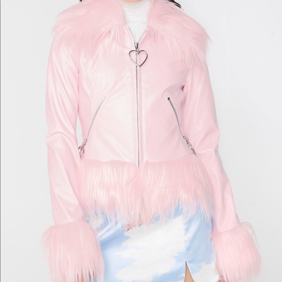 Dolls Kill Jackets & Coats Dolls Kill Princess Bubblegum Vegan